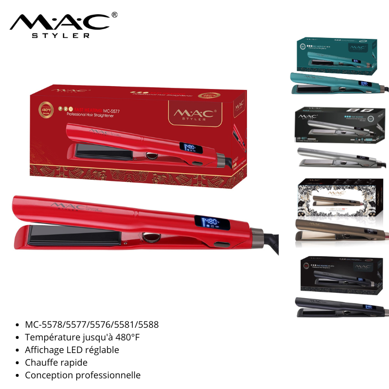 Fer à Lisser professionnel Titanuim 480 F Mc-5577